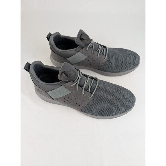 Men\'s Size 14 Skechers Classic Fit Air-Cooled Memory Foam Sneakers Gray main image 4